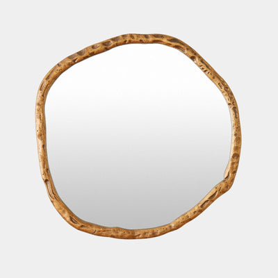 Global Views Fremmy Antique Brass Irregular Mirror