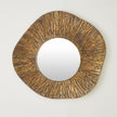 Global Views Ameba Antique Gold Wall Mirror