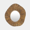 Global Views Ameba Antique Gold Wall Mirror