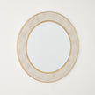Global Views Rabson Mirror Faux Shagreen Gold