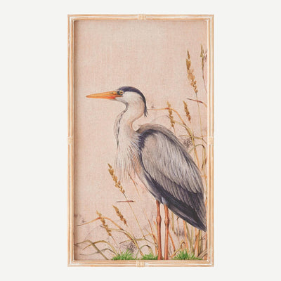 Global Views Great Blue Heron Wall Art