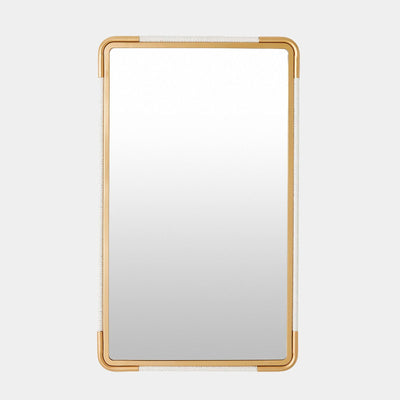 Global Views Seagrass Rope Wall Mirror