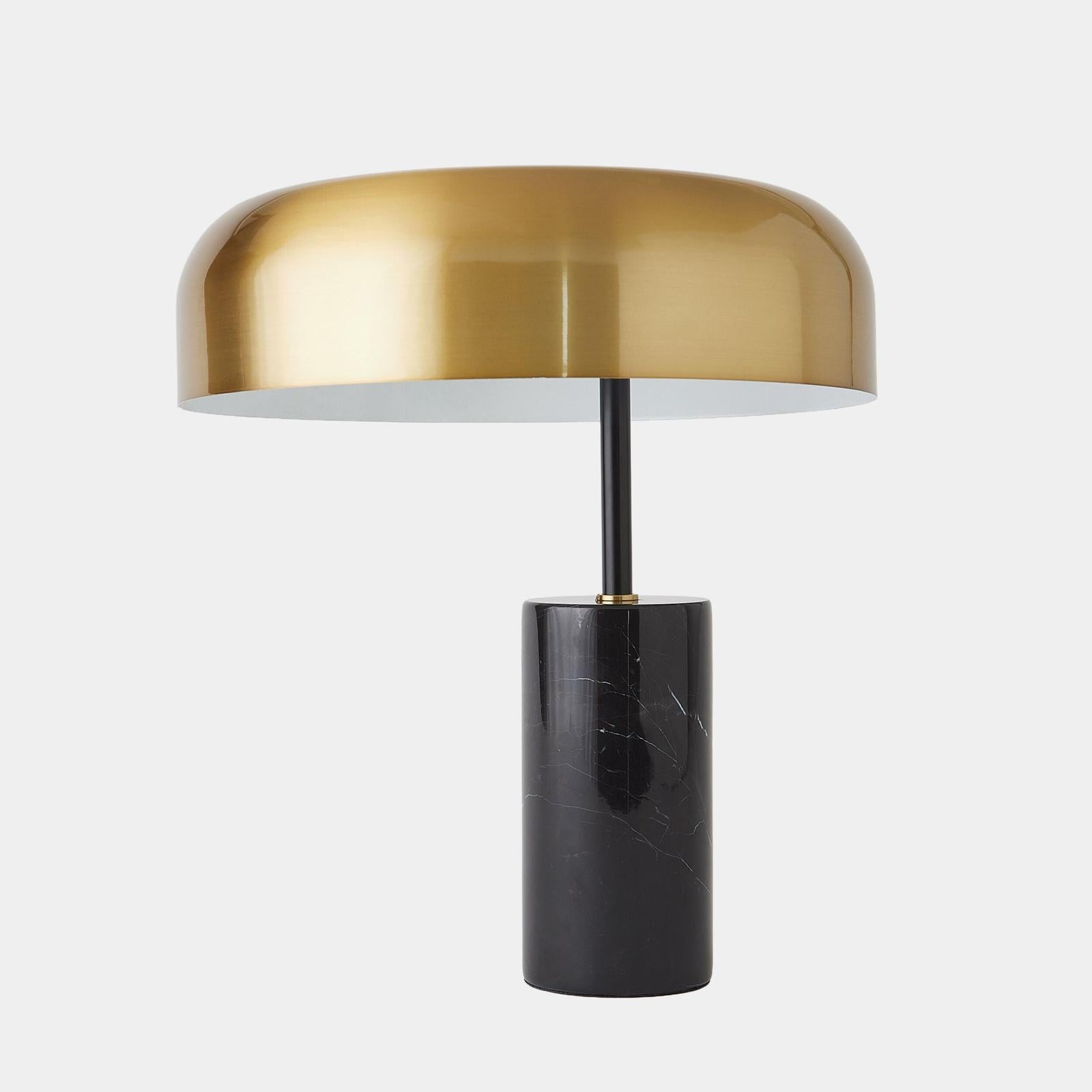 Global Views Carly Black Dome Table Lamp