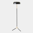 Global Views Carson Black Brass Dome Floor Lamp