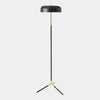 Global Views Carson Black Brass Dome Floor Lamp