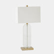 Global Views Emma Crystal Table Lamp Gold