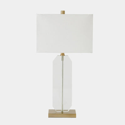 Global Views Emma Crystal Table Lamp Gold
