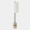 Global Views Benson Faux Travertine Bronze Buffet Lamp