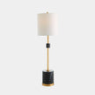 Global Views Maximus Faux Marble Black Gold Table Lamp