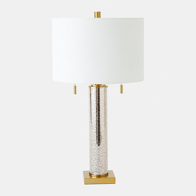 Global Views Randall Silver Mercury Glass Table Lamp