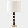 Global Views Veruca Stacked Marble and Metal Lamp