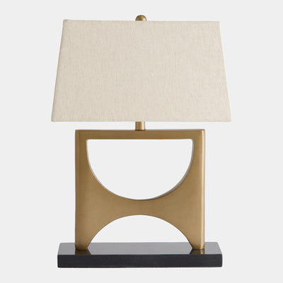 Global Views Eta Antique Brass Table Lamp