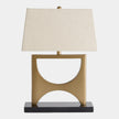 Global Views Eta Antique Brass Table Lamp