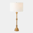 Global Views Gear Antique Brass Table Lamp