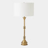 Global Views Gear Antique Brass Table Lamp