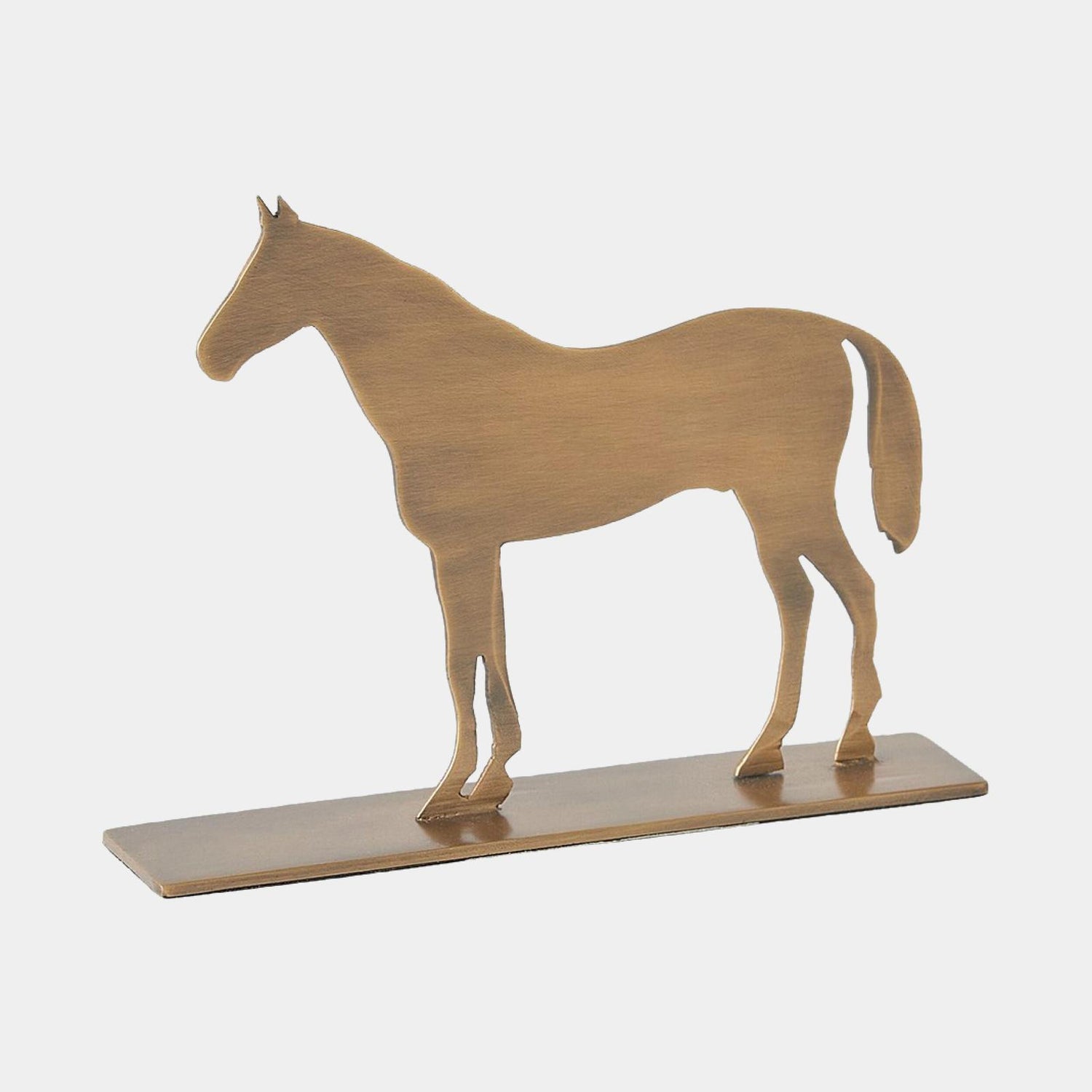 Global Views Antique Brass Horse Sculpture