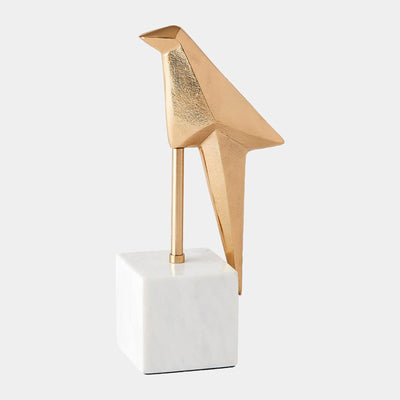 Global Views Perched Origami Bird