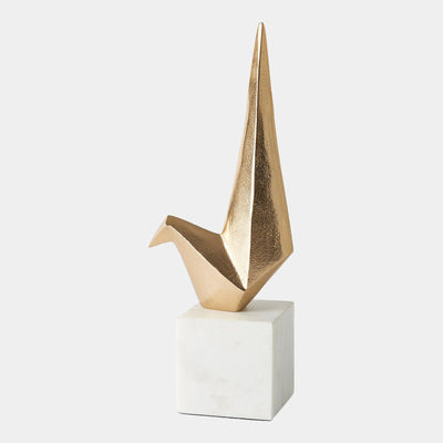 Global Views Sitting Origami Bird
