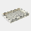 Global Views Kris Inlaid Black Tray