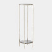 Global Views Nicky Iron Pedestal Table