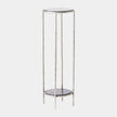 Global Views Nicky Iron Pedestal Table