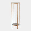 Global Views Nicky Iron Pedestal Table