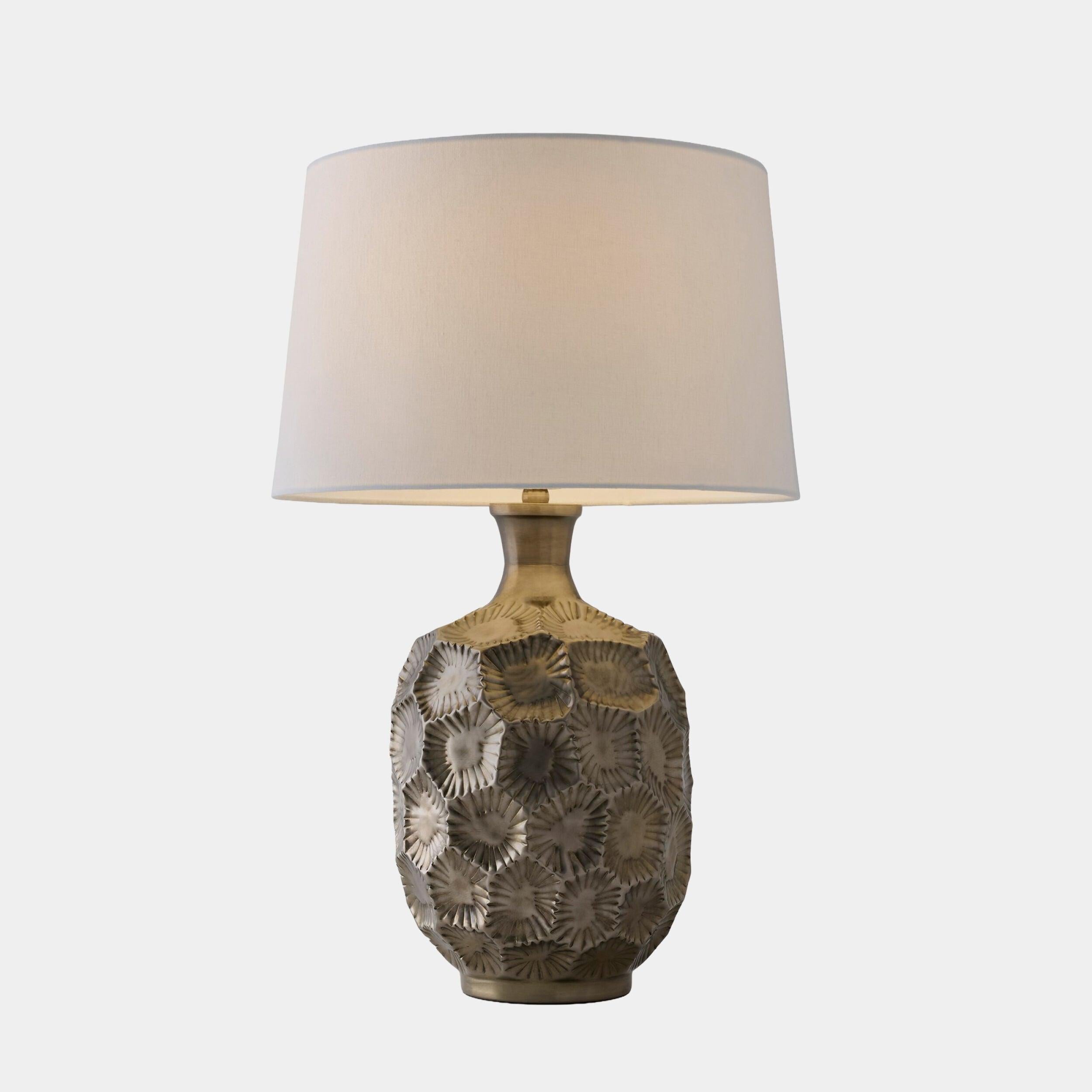 Global Views Cecily Hammered Table Lamp