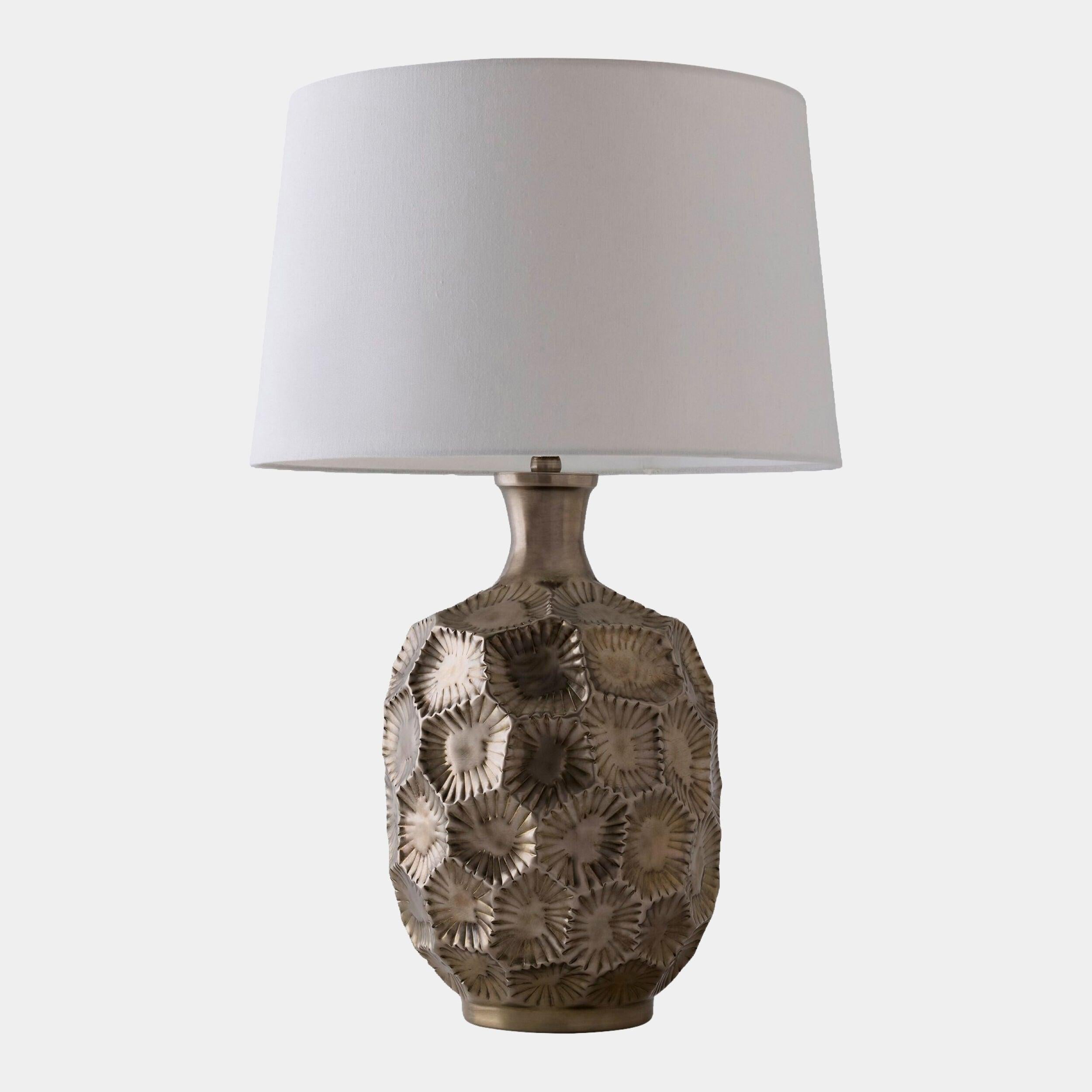 Global Views Cecily Hammered Table Lamp