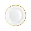 Christofle Malmaison Porcelain Dessert Plate Gold 21 Cm