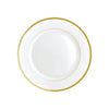 Christofle Malmaison Porcelain Dessert Plate Gold 21 Cm