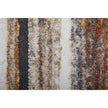 Feizy Gilmore 39MQF Modern Stripes, Ivory/Orange/Gray, Rug