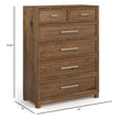 Magnussen Home Laurel Ridge Brown Drawer Chest