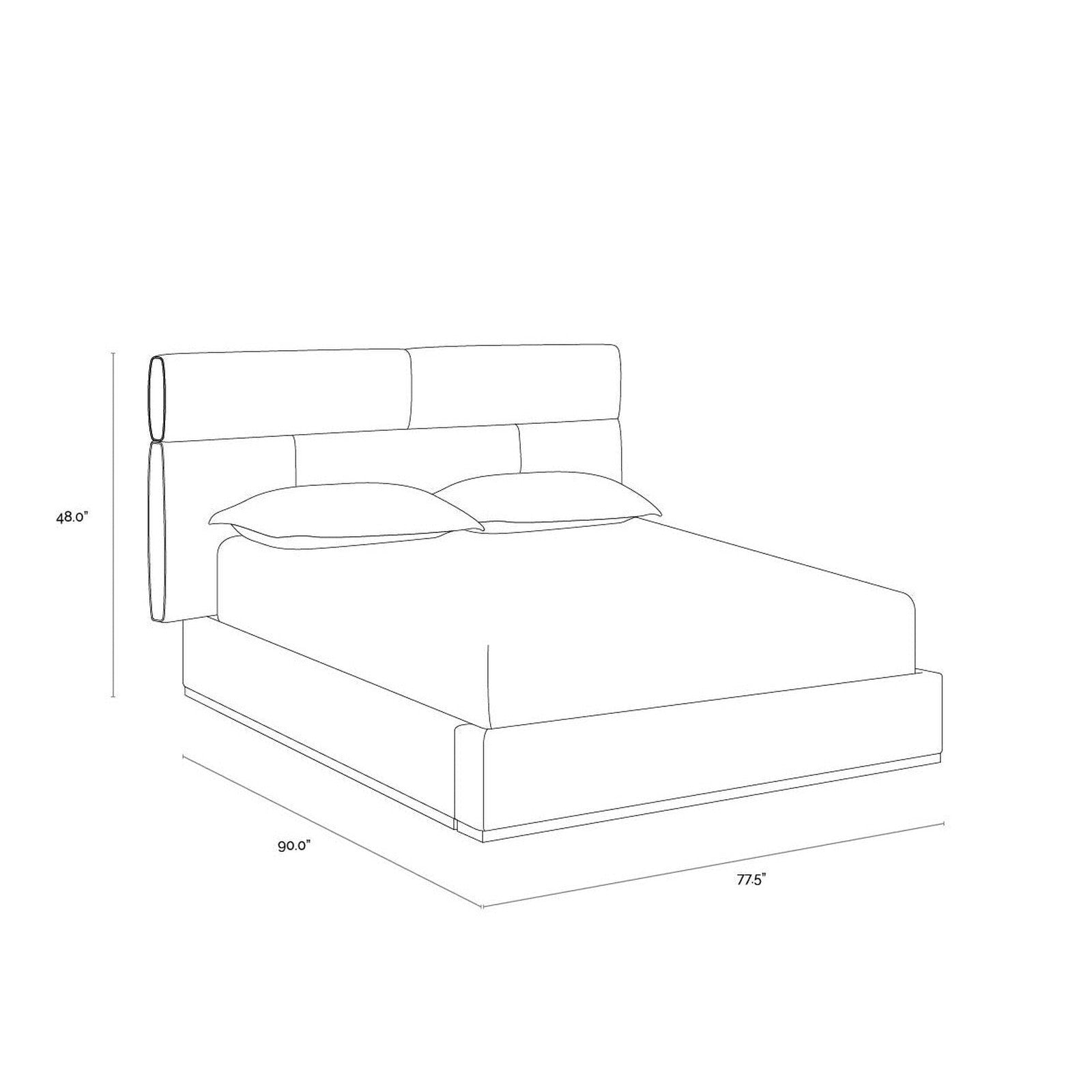 Sunpan Beckham Bed