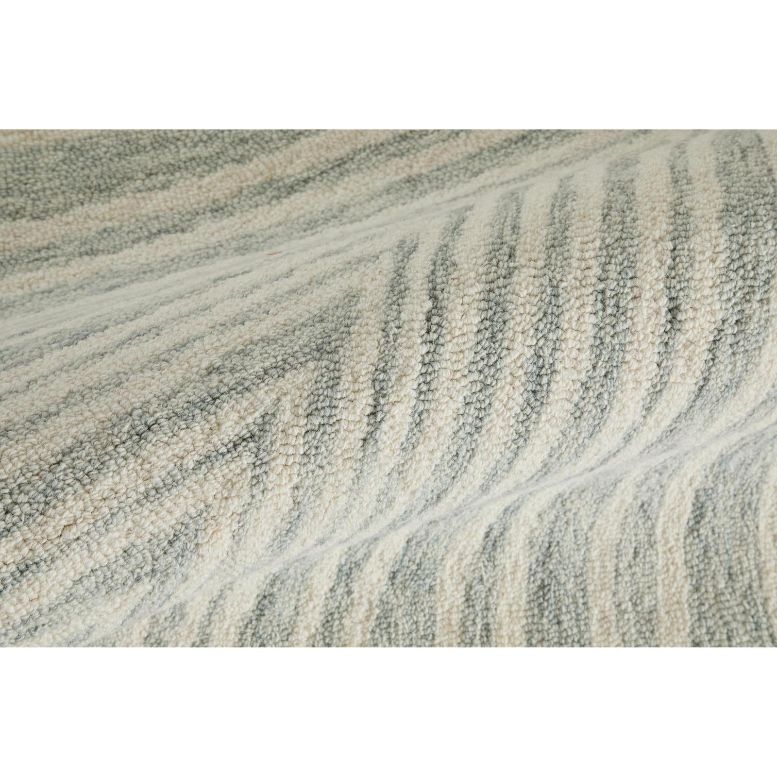 Feizy Wallace 8A41F Modern Abstract Rug in Gray/Ivory