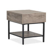 Magnussen Home Fenwick Whitetail Brown And Smoke Glass Rectangular End Table
