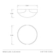 Arteriors Elara Flush Mount