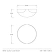 Arteriors Elara Flush Mount