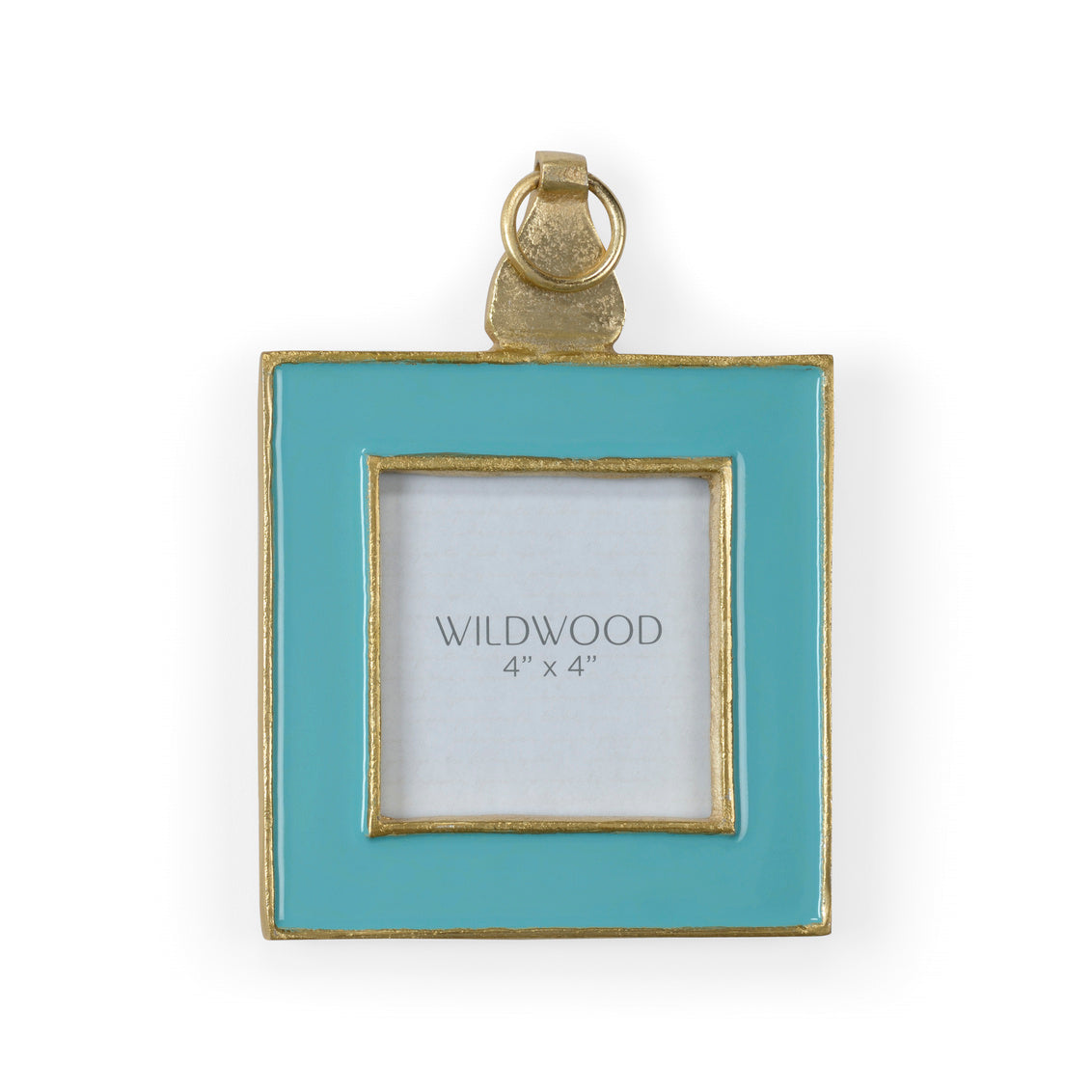 Wildwood Aqua Enamel Wall Frame