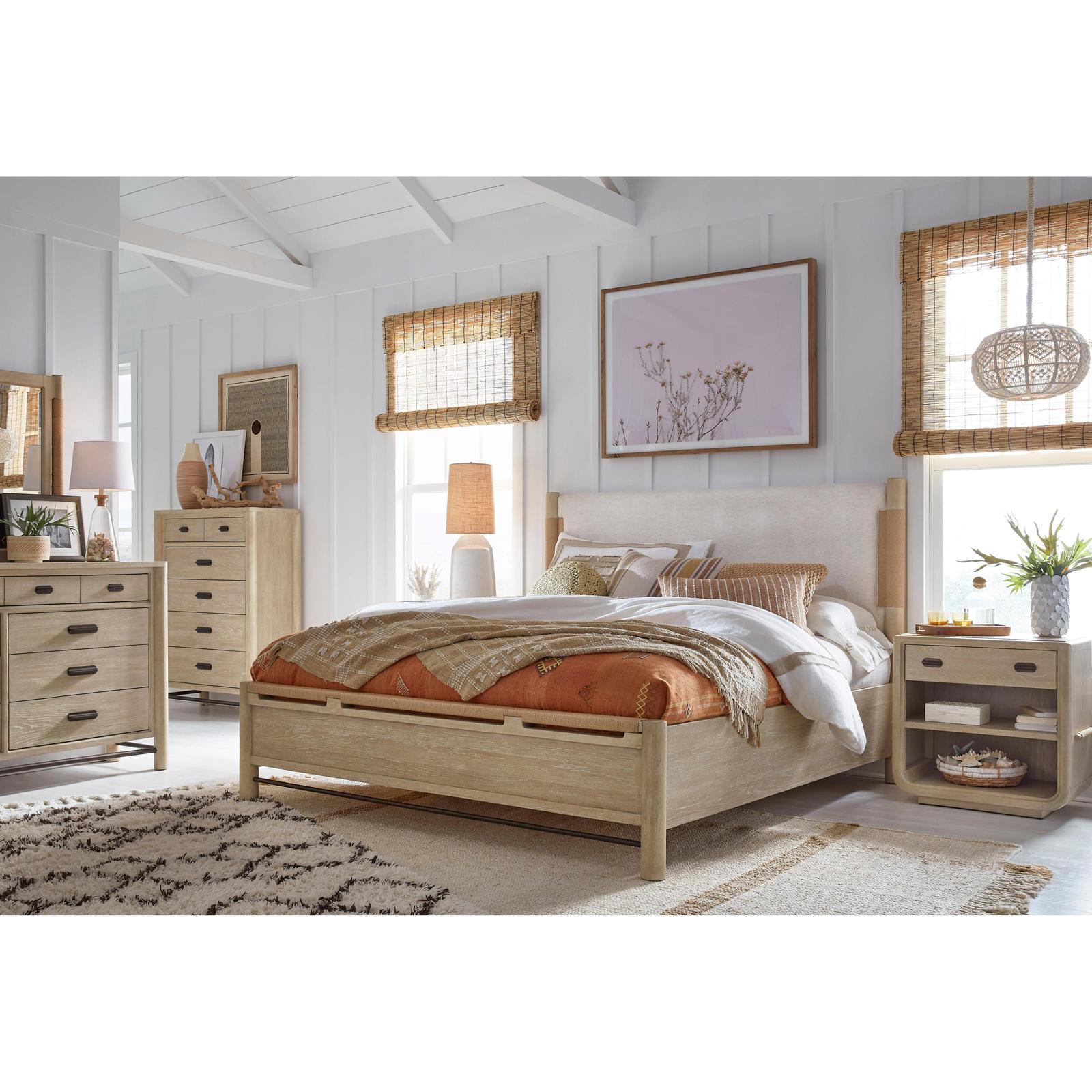 Salt Life Home Sunset Cove Sanibel Brown Drawer Dresser with Landscape Mirror I