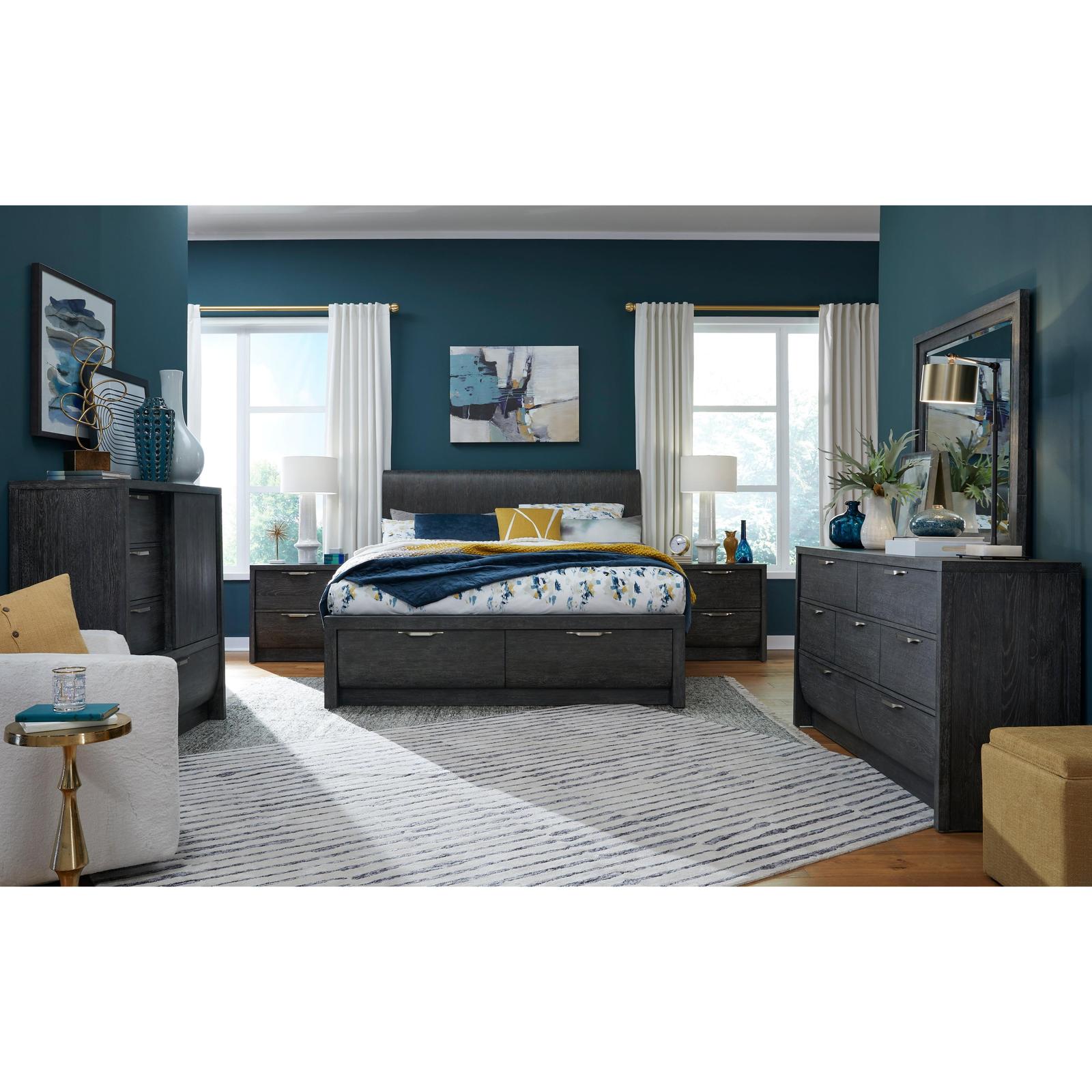 Magnussen Home Kinsley Black Heron Drawer Nightstand