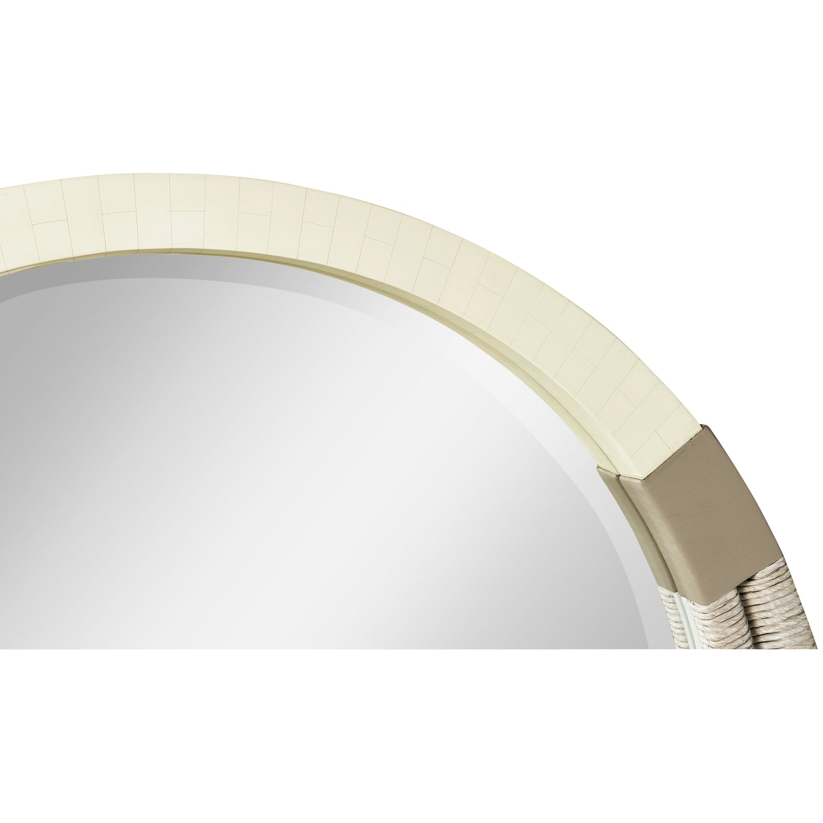 Jonathan Charles Gyre Round Multimedia Mirror 500421-DPC