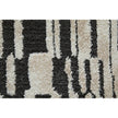 Feizy Gilmore 39UPF Modern Stripes, Ivory/Black, Rug