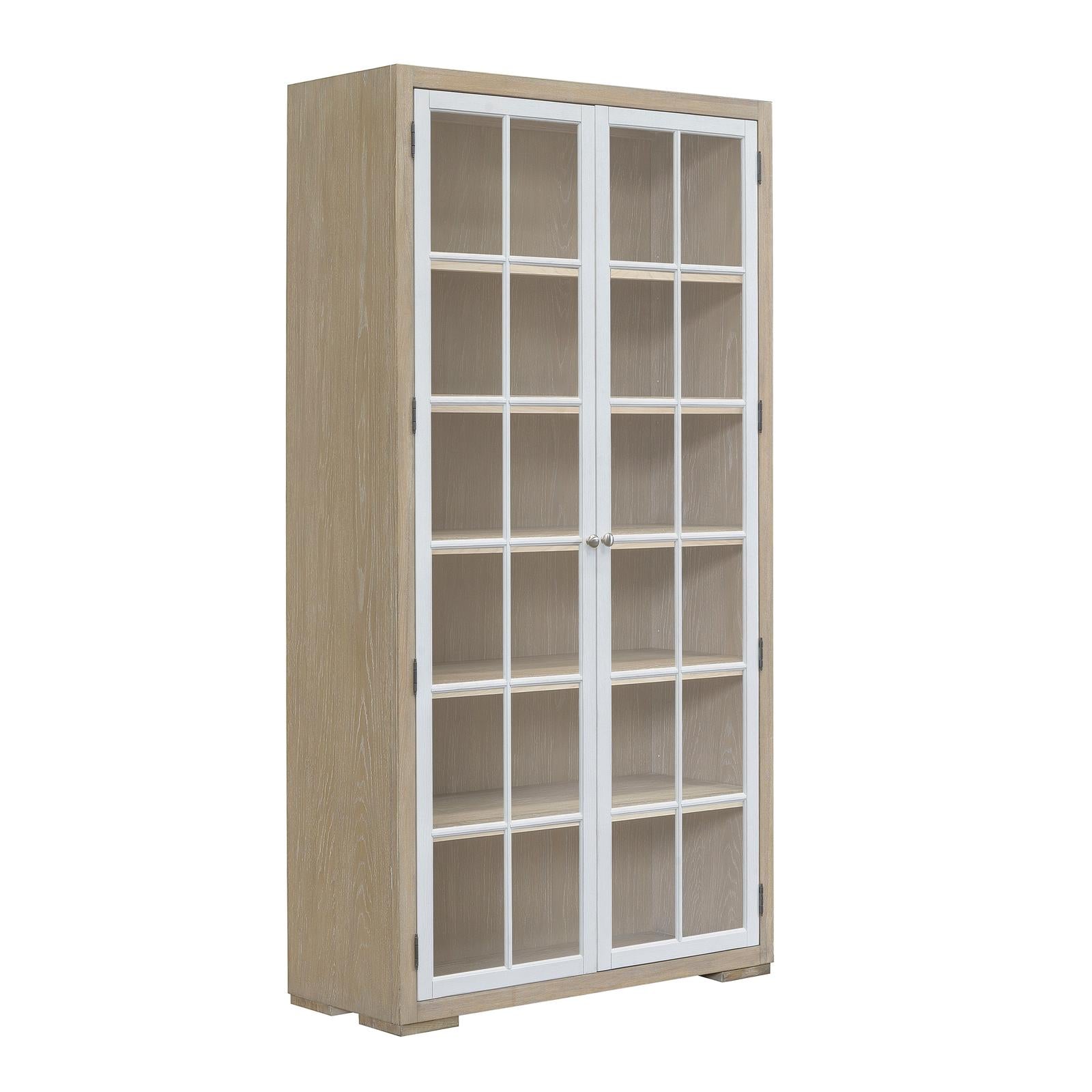 Pulaski Furniture Pulaski Furniture Accents Natural Wood Finish Door Bookcase