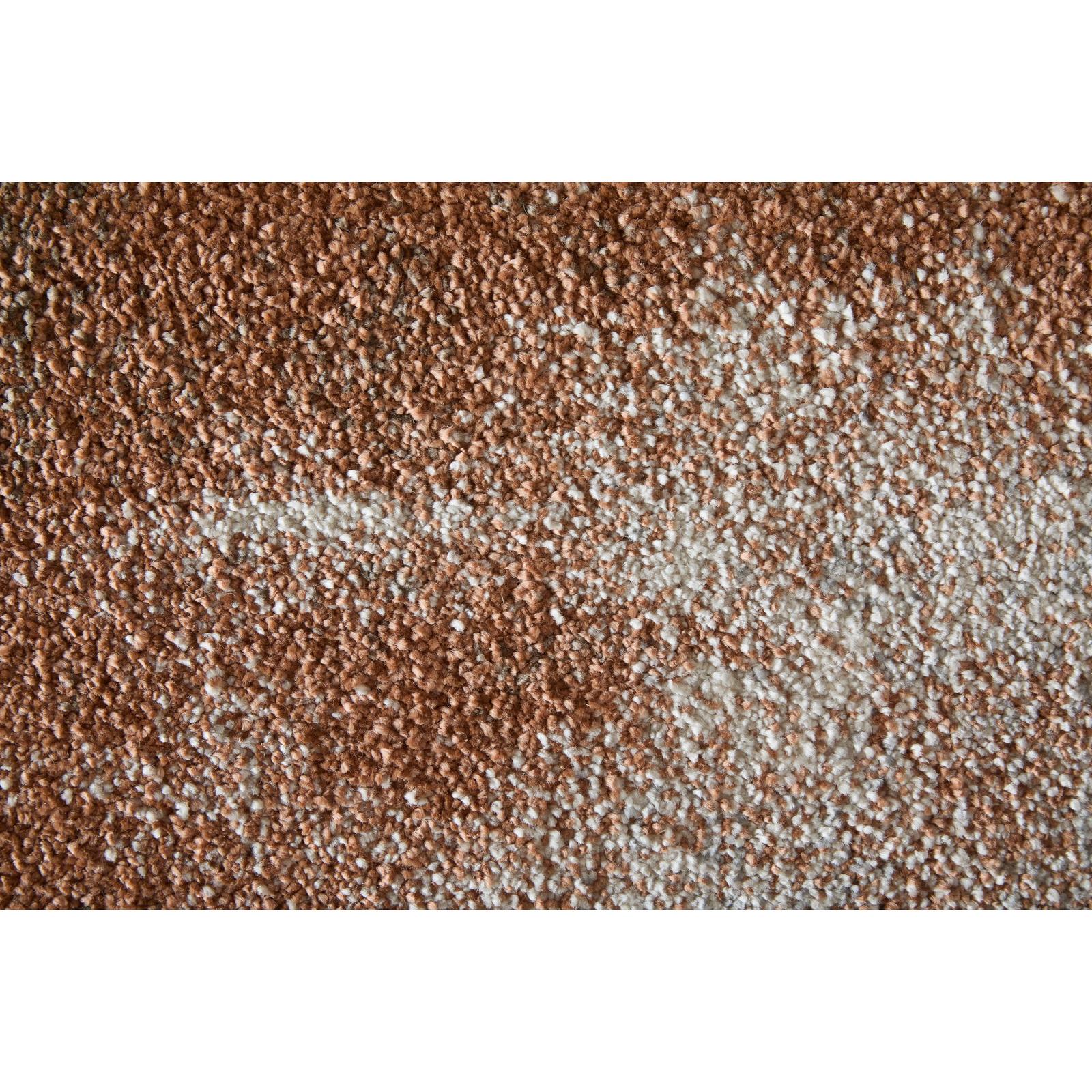 Feizy Gilmore 39UOF Modern Abstract, Ivory/Orange/Gray, Rug
