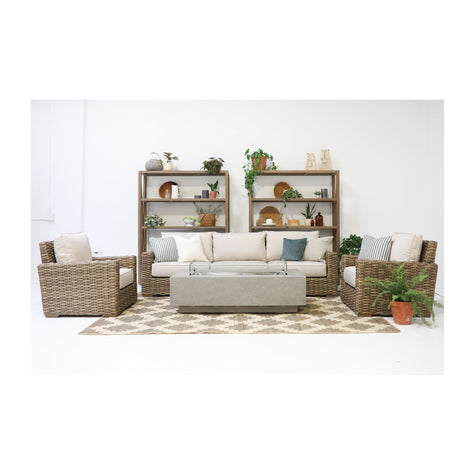 Sunset West Coastal Teak X Bookcase