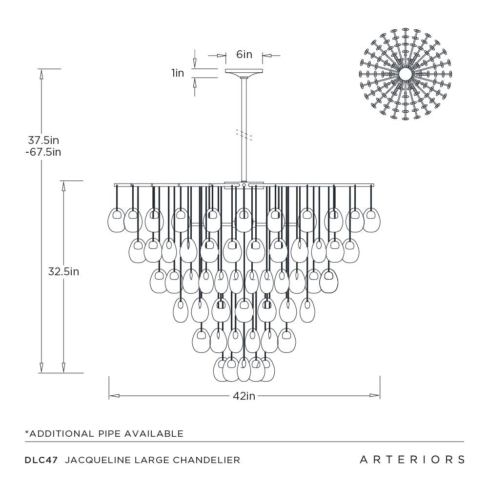 Arteriors Jacqueline Large Chandelier