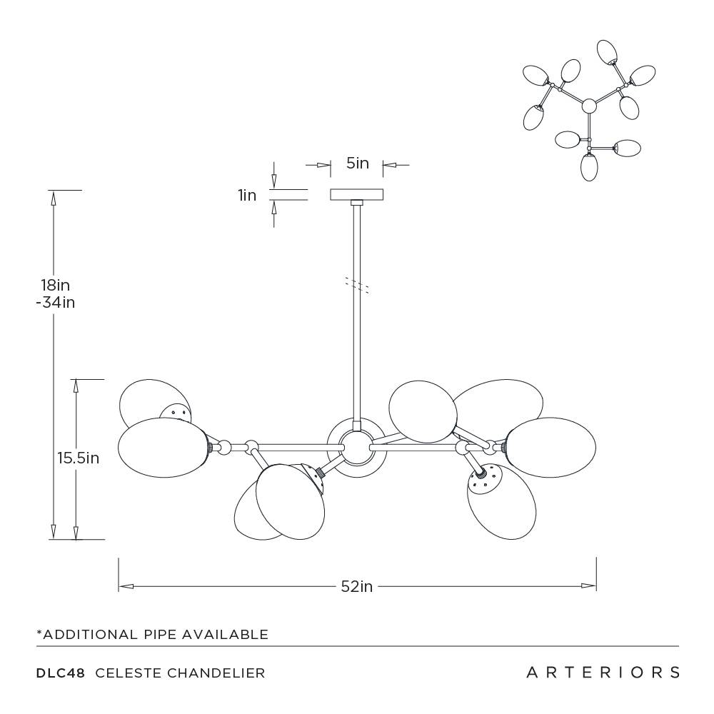 Arteriors Celeste Chandelier