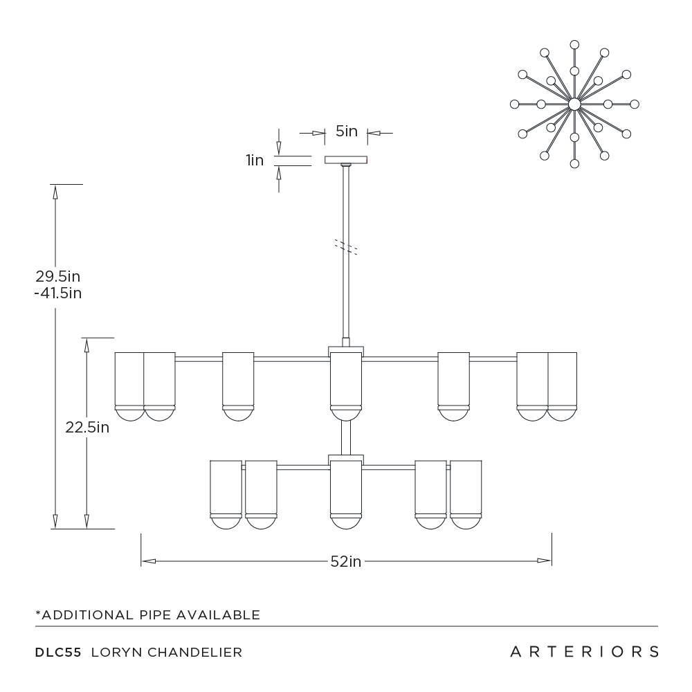 Arteriors Loryn Chandelier