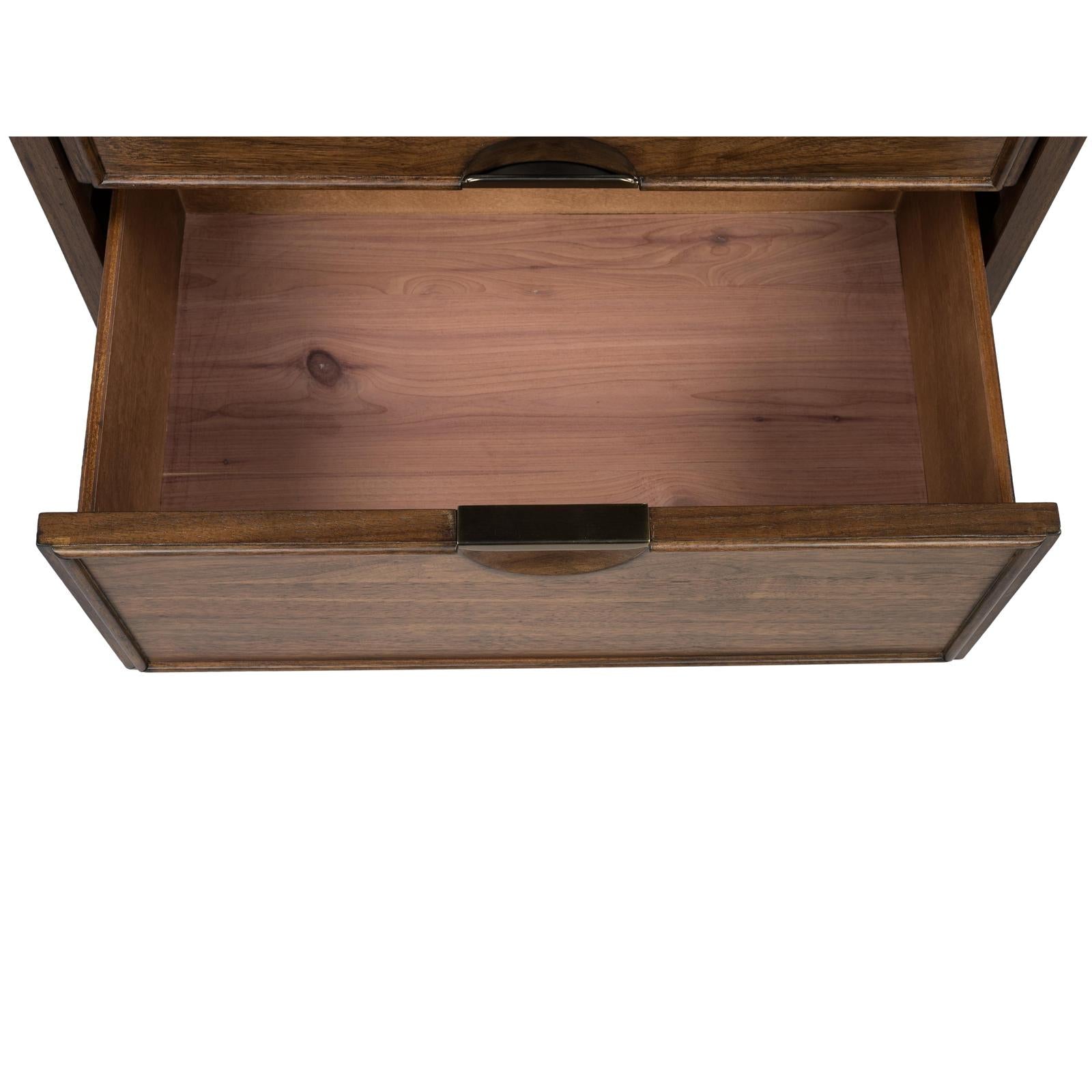 Magnussen Home Selena Brown Drawer Nightstand