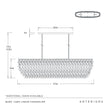 Arteriors Cabo Linear Chandelier